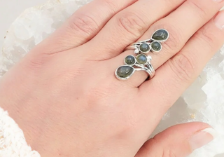 Labradorite : la pierre aux reflets bleus qui sublime tous les looks