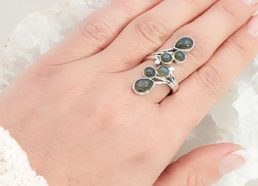 Labradorite : la pierre aux reflets bleus qui sublime tous les looks